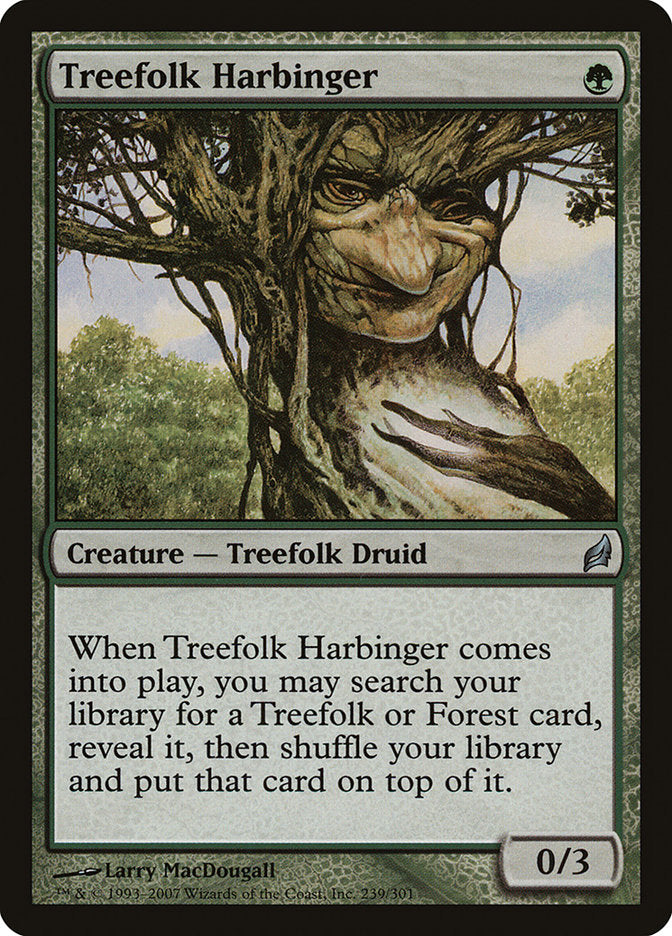 Treefolk Harbinger [Lorwyn] | Dragon's Lair Comics and Fantasy Houston TX