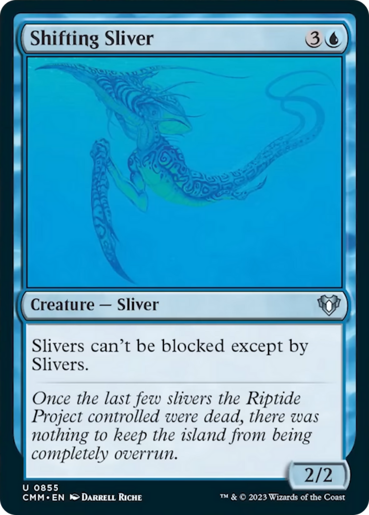 Shifting Sliver [Commander Masters] | Dragon's Lair Comics and Fantasy Houston TX