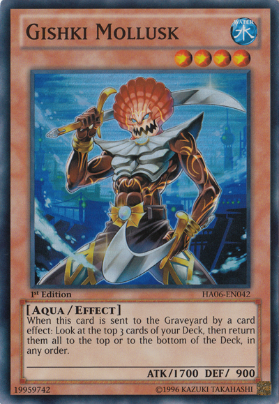 Gishki Mollusk [HA06-EN042] Super Rare | Dragon's Lair Comics and Fantasy Houston TX