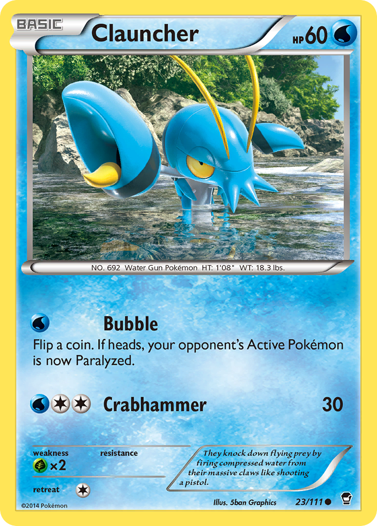 Clauncher (23/111) [XY: Furious Fists] | Dragon's Lair Comics and Fantasy Houston TX