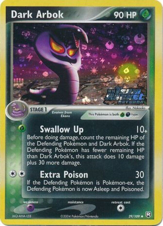 Dark Arbok (29/109) (Stamped) [EX: Team Rocket Returns] | Dragon's Lair Comics and Fantasy Houston TX