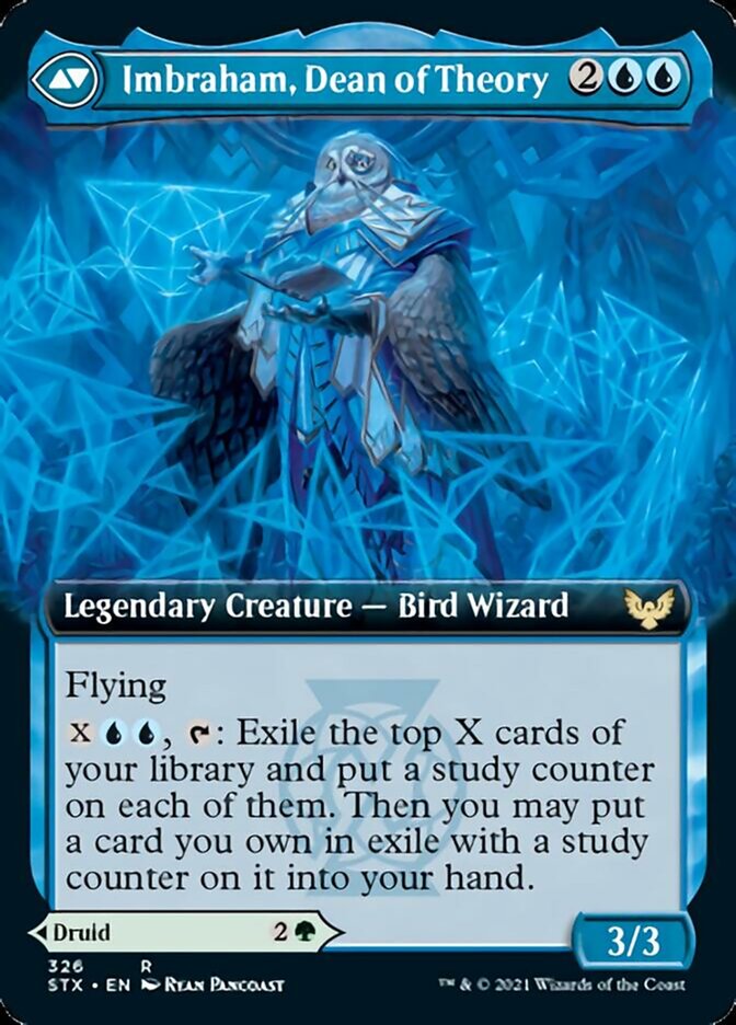 Kianne, Dean of Substance // Imbraham, Dean of Theory (Extended Art) [Strixhaven: School of Mages] | Dragon's Lair Comics and Fantasy Houston TX