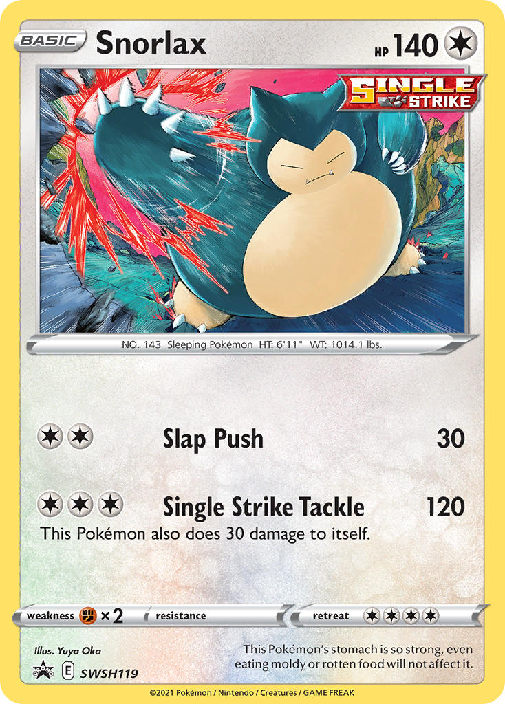 Snorlax (SWSH119) [Sword & Shield: Black Star Promos] | Dragon's Lair Comics and Fantasy Houston TX