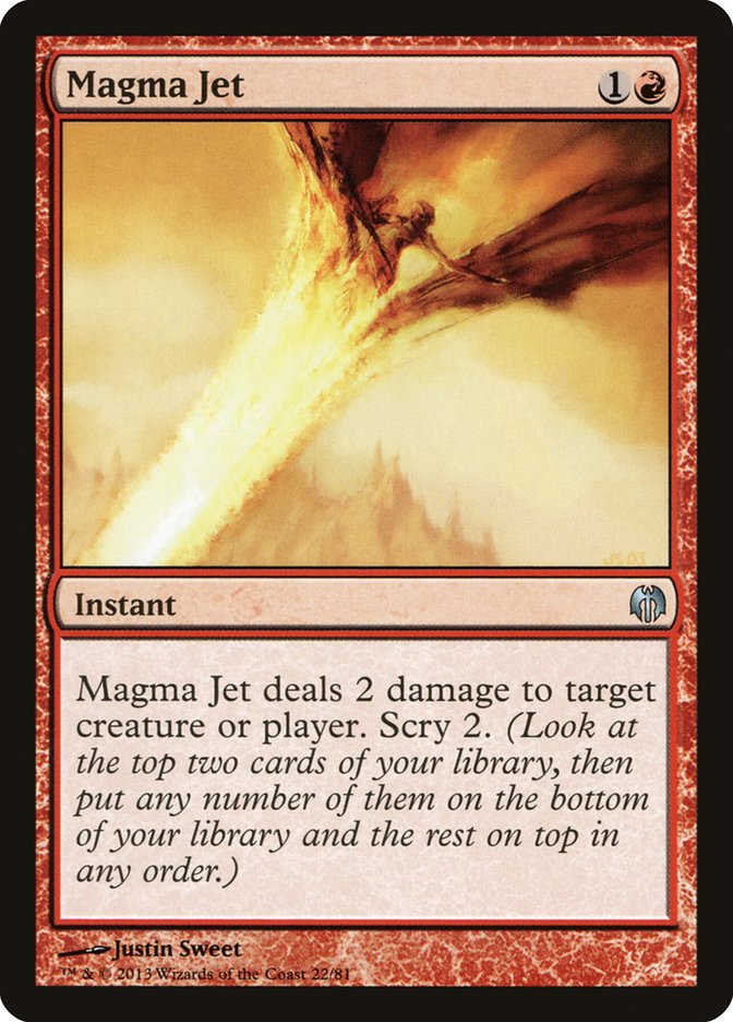 Magma Jet [Duel Decks: Heroes vs. Monsters] | Dragon's Lair Comics and Fantasy Houston TX