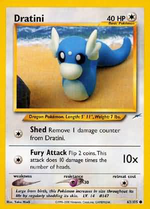 Dratini (63/105) [Neo Destiny Unlimited] | Dragon's Lair Comics and Fantasy Houston TX
