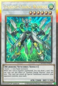 Stardust Charge Warrior [MAGO-EN029] Gold Rare | Dragon's Lair Comics and Fantasy Houston TX