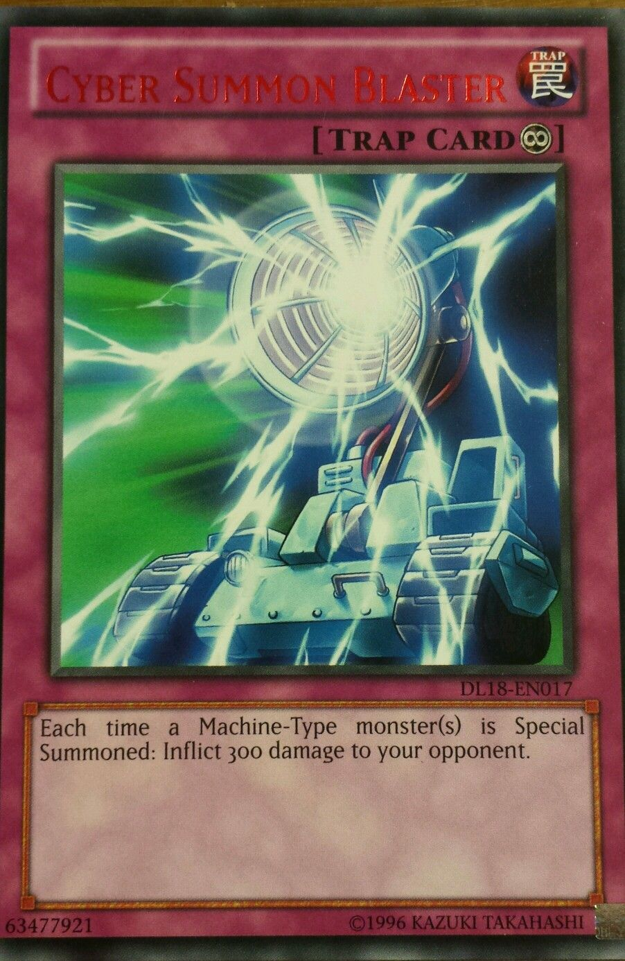 Cyber Summon Blaster (Red) [DL18-EN017] Rare | Dragon's Lair Comics and Fantasy Houston TX