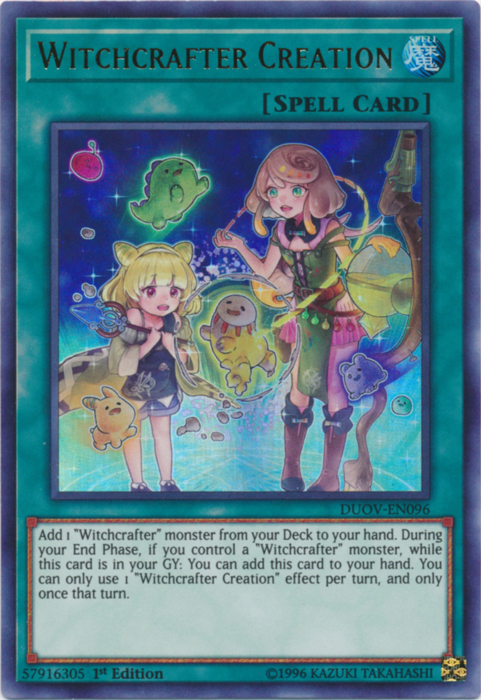 Witchcrafter Creation [DUOV-EN096] Ultra Rare | Dragon's Lair Comics and Fantasy Houston TX