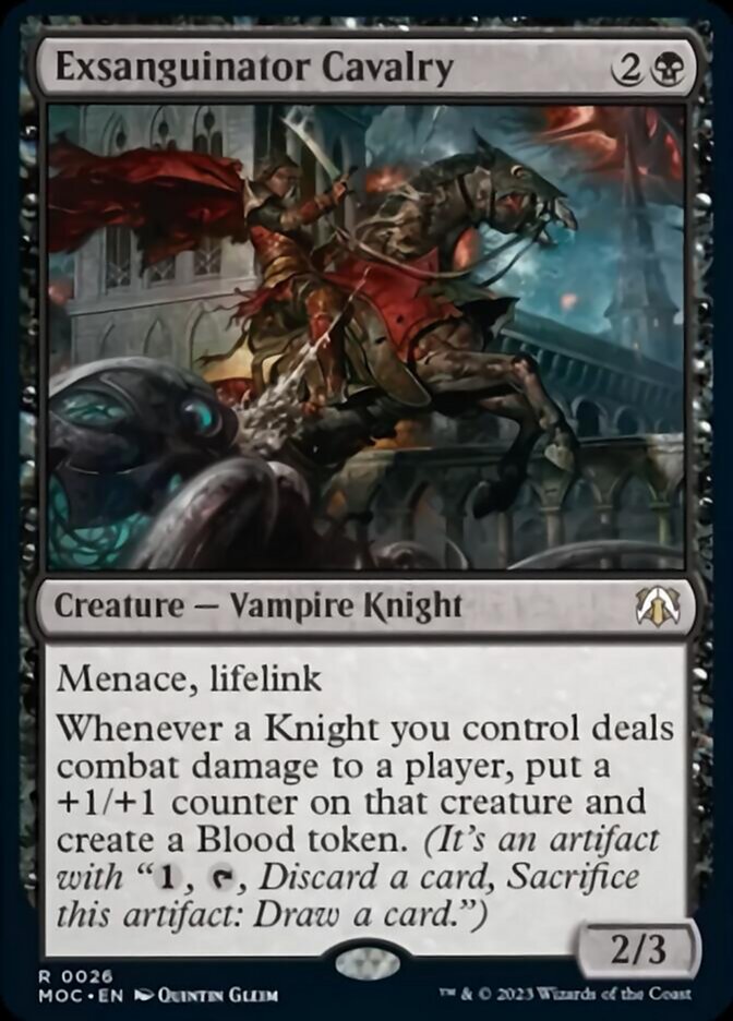 Exsanguinator Cavalry [March of the Machine Commander] | Dragon's Lair Comics and Fantasy Houston TX