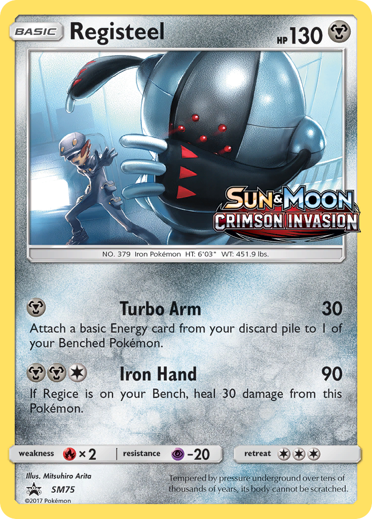 Registeel (SM75) [Sun & Moon: Black Star Promos] | Dragon's Lair Comics and Fantasy Houston TX