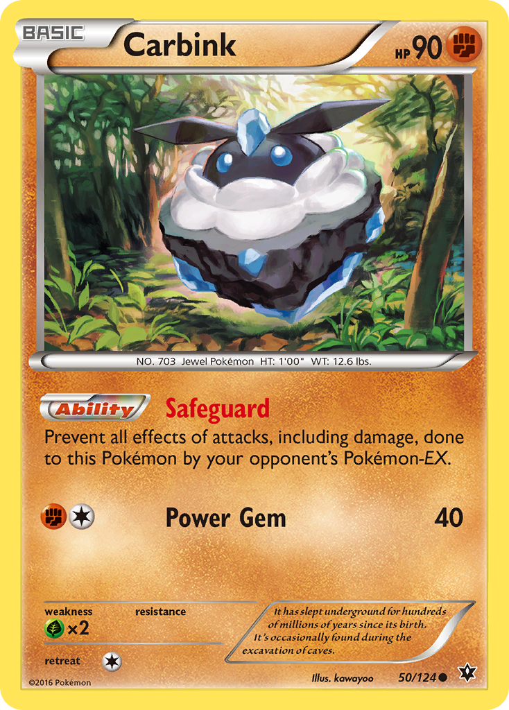 Carbink (50/124) [XY: Fates Collide] | Dragon's Lair Comics and Fantasy Houston TX