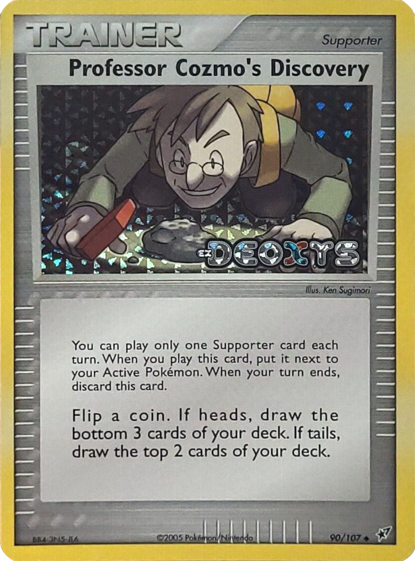 Professor Cozmo's Discovery (90/107) (Stamped) [EX: Deoxys] | Dragon's Lair Comics and Fantasy Houston TX