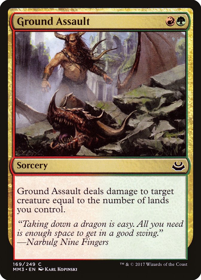 Ground Assault [Modern Masters 2017] | Dragon's Lair Comics and Fantasy Houston TX