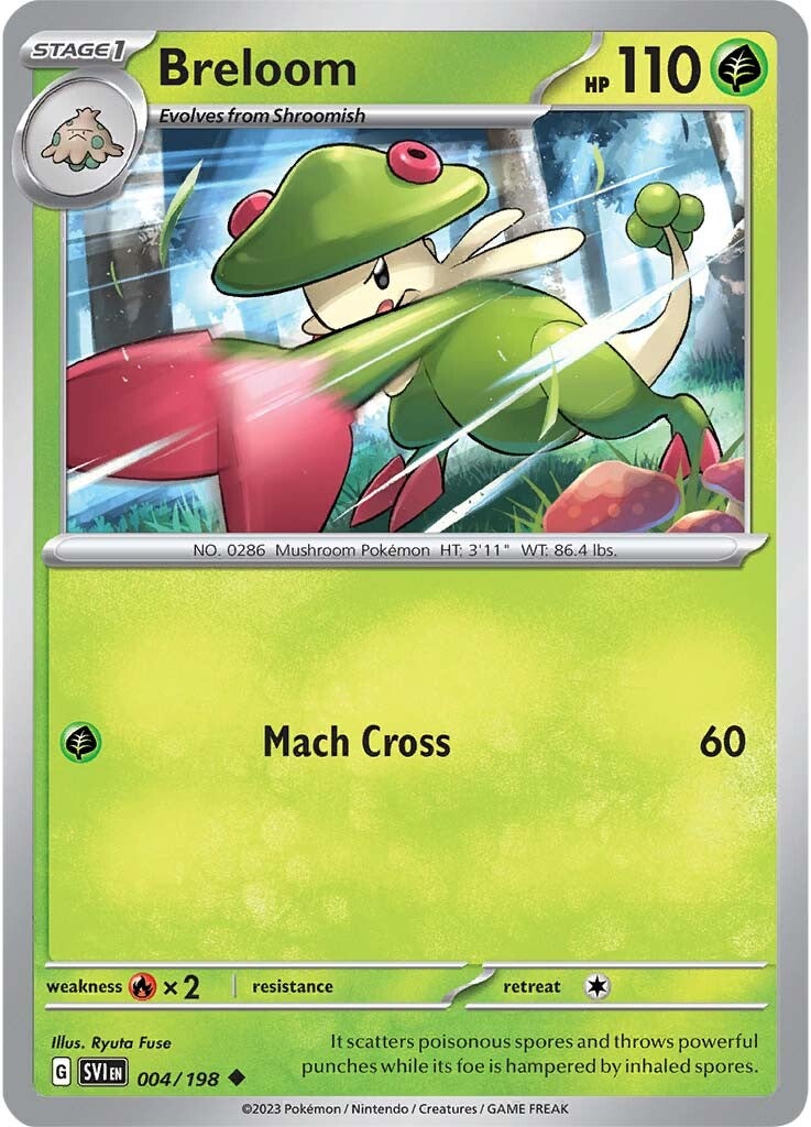 Breloom (004/198) [Scarlet & Violet: Base Set] | Dragon's Lair Comics and Fantasy Houston TX