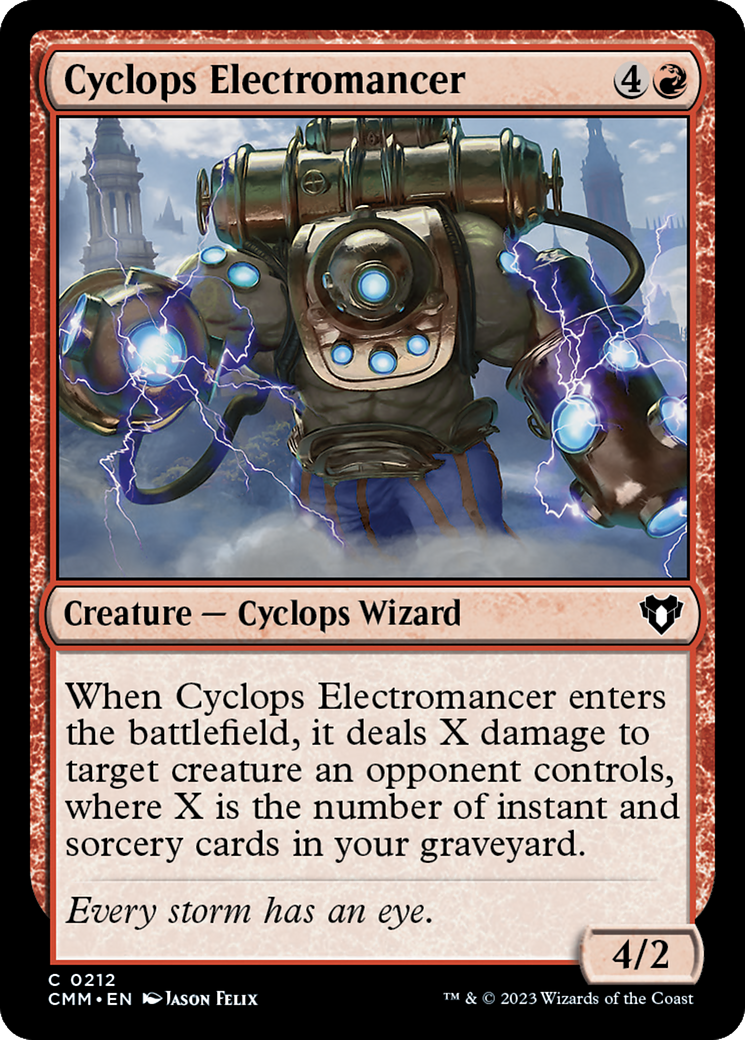 Cyclops Electromancer [Commander Masters] | Dragon's Lair Comics and Fantasy Houston TX