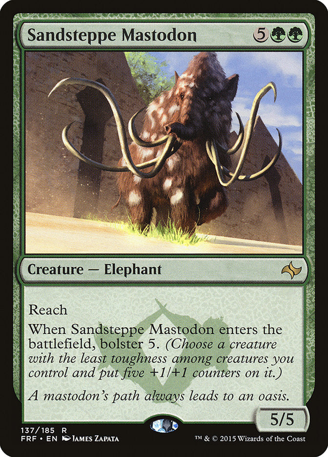 Sandsteppe Mastodon [Fate Reforged] | Dragon's Lair Comics and Fantasy Houston TX