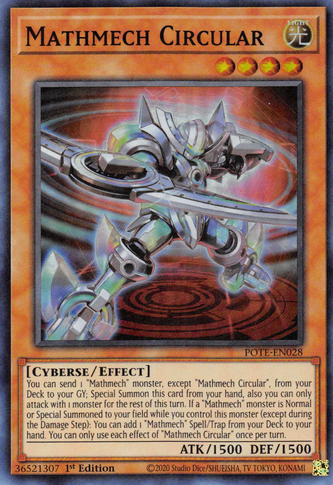 Mathmech Circular [POTE-EN028] Super Rare | Dragon's Lair Comics and Fantasy Houston TX