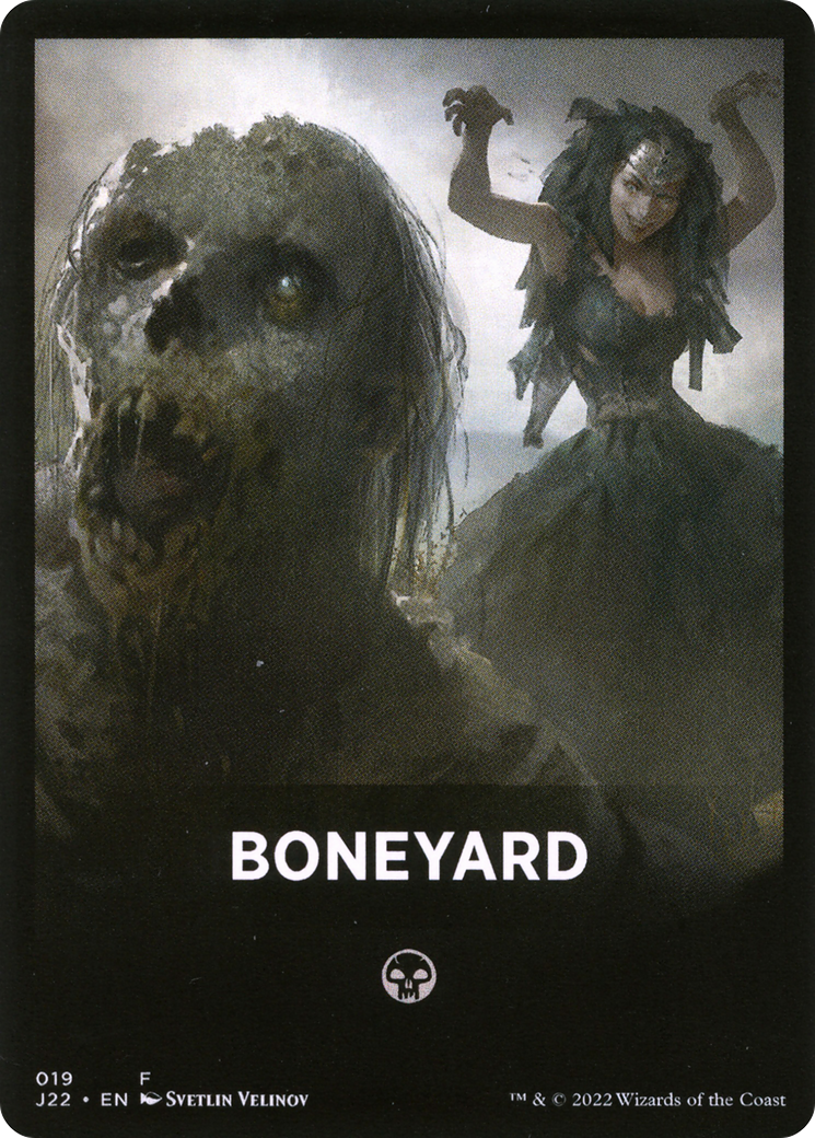 Boneyard Theme Card [Jumpstart 2022 Front Cards] | Dragon's Lair Comics and Fantasy Houston TX