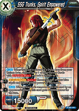 SSG Trunks, Spirit Empowered (P-361) [Promotion Cards] | Dragon's Lair Comics and Fantasy Houston TX