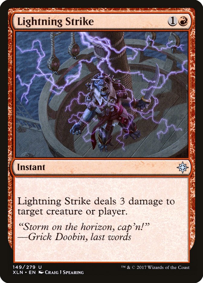 Lightning Strike [Ixalan] | Dragon's Lair Comics and Fantasy Houston TX