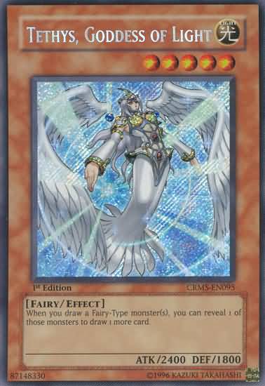Tethys, Goddess of Light [CRMS-EN095] Secret Rare | Dragon's Lair Comics and Fantasy Houston TX