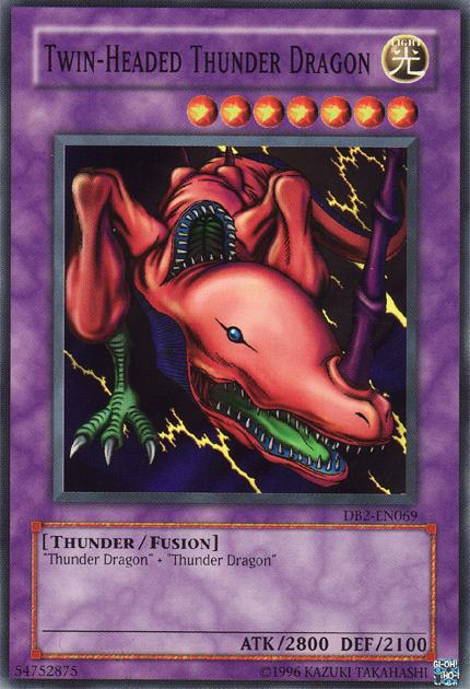Twin-Headed Thunder Dragon [DB2-EN069] Common | Dragon's Lair Comics and Fantasy Houston TX