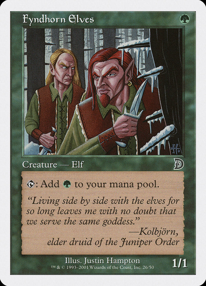 Fyndhorn Elves [Deckmasters] | Dragon's Lair Comics and Fantasy Houston TX