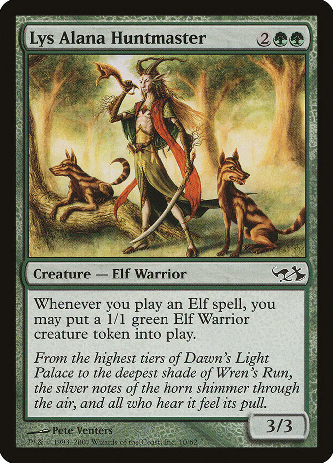 Lys Alana Huntmaster [Duel Decks: Elves vs. Goblins] | Dragon's Lair Comics and Fantasy Houston TX