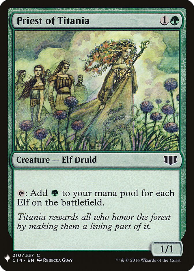 Priest of Titania [Mystery Booster] | Dragon's Lair Comics and Fantasy Houston TX