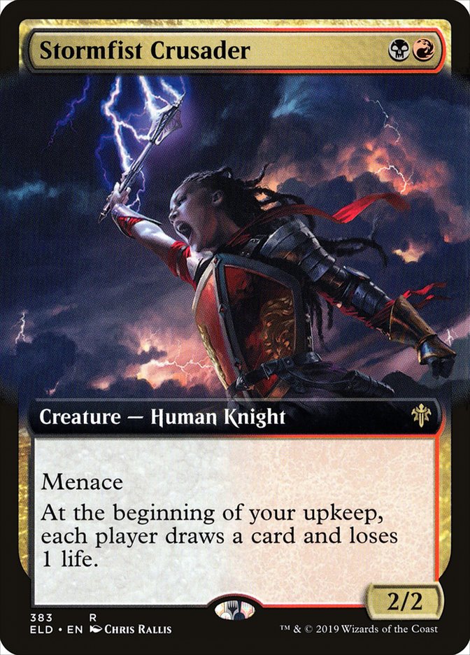 Stormfist Crusader (Extended Art) [Throne of Eldraine] | Dragon's Lair Comics and Fantasy Houston TX