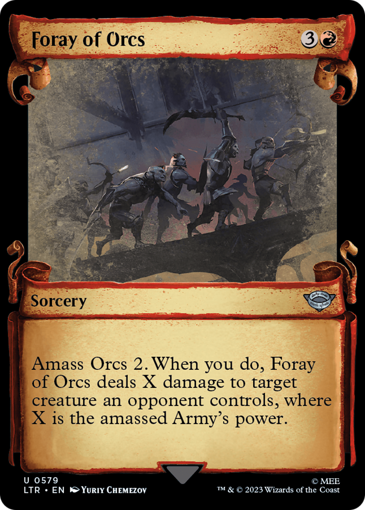 Foray of Orcs [The Lord of the Rings: Tales of Middle-Earth Showcase Scrolls] | Dragon's Lair Comics and Fantasy Houston TX