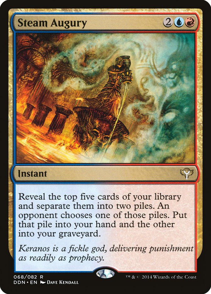 Steam Augury [Duel Decks: Speed vs. Cunning] | Dragon's Lair Comics and Fantasy Houston TX