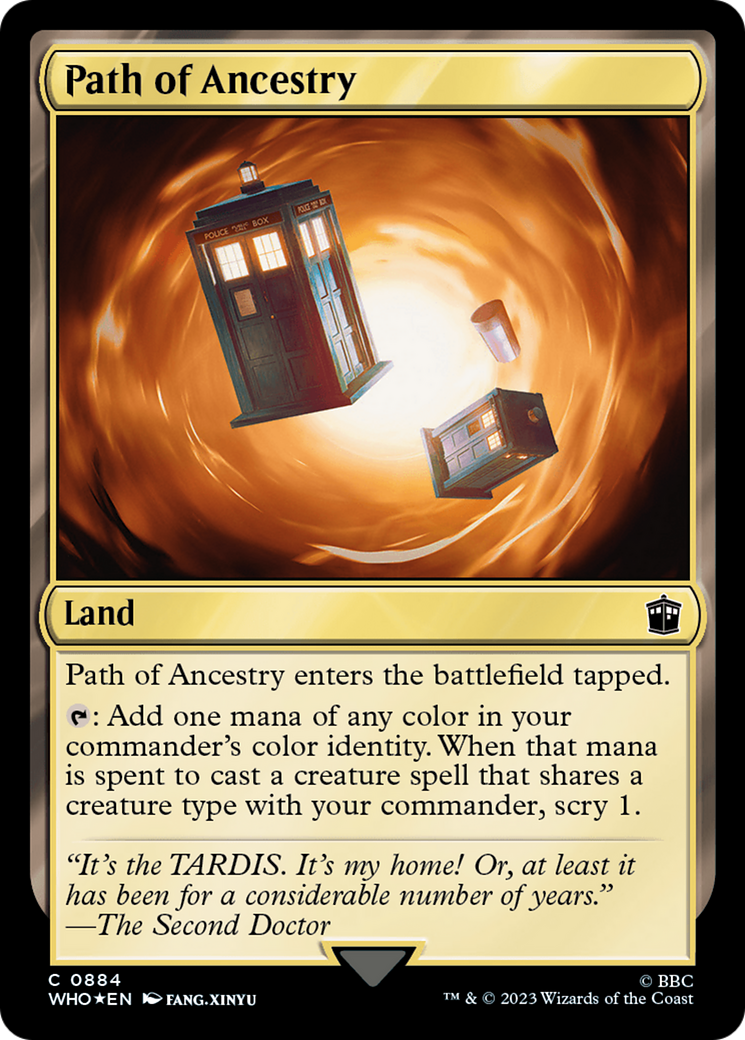 Path of Ancestry (Surge Foil) [Doctor Who] | Dragon's Lair Comics and Fantasy Houston TX