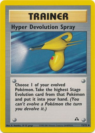 Hyper Devolution Spray (73/75) [Neo Discovery Unlimited] | Dragon's Lair Comics and Fantasy Houston TX