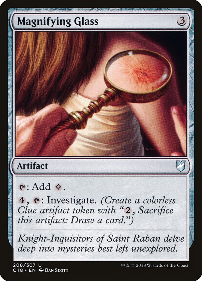 Magnifying Glass [Commander 2018] | Dragon's Lair Comics and Fantasy Houston TX