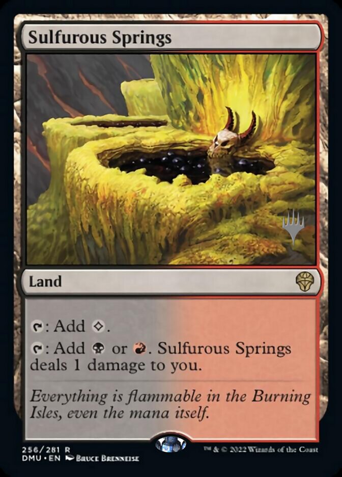 Sulfurous Springs (Promo Pack) [Dominaria United Promos] | Dragon's Lair Comics and Fantasy Houston TX