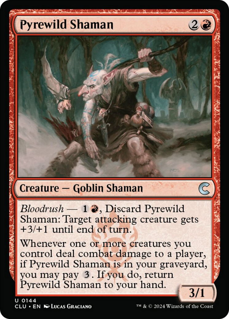 Pyrewild Shaman [Ravnica: Clue Edition] | Dragon's Lair Comics and Fantasy Houston TX