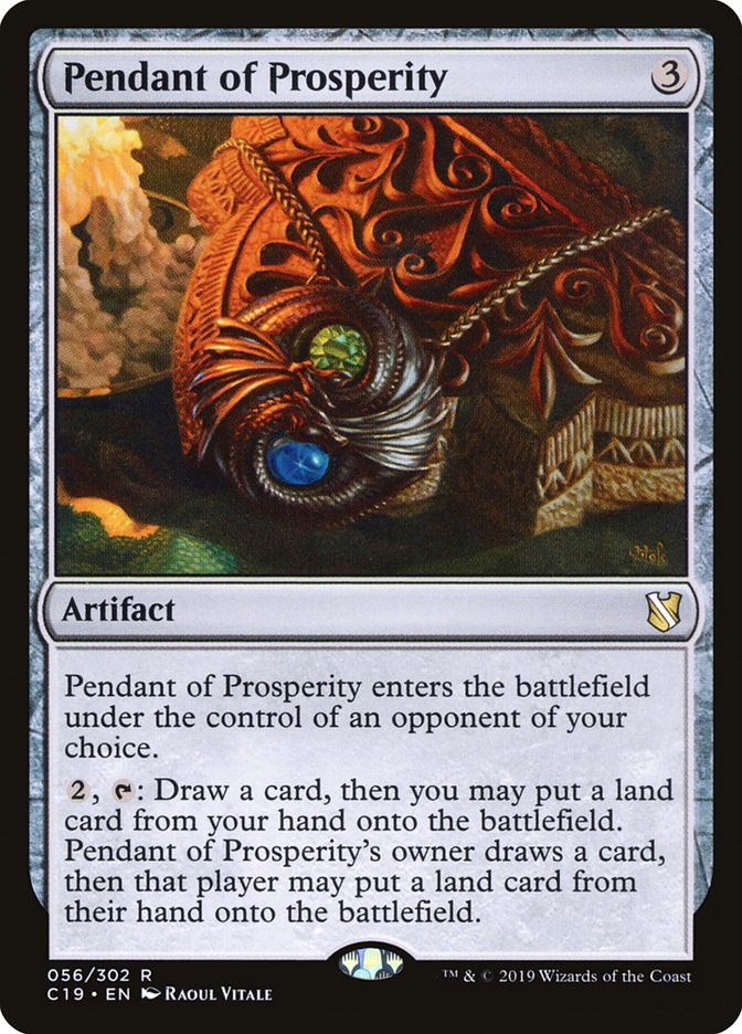 Pendant of Prosperity [Commander 2019] | Dragon's Lair Comics and Fantasy Houston TX