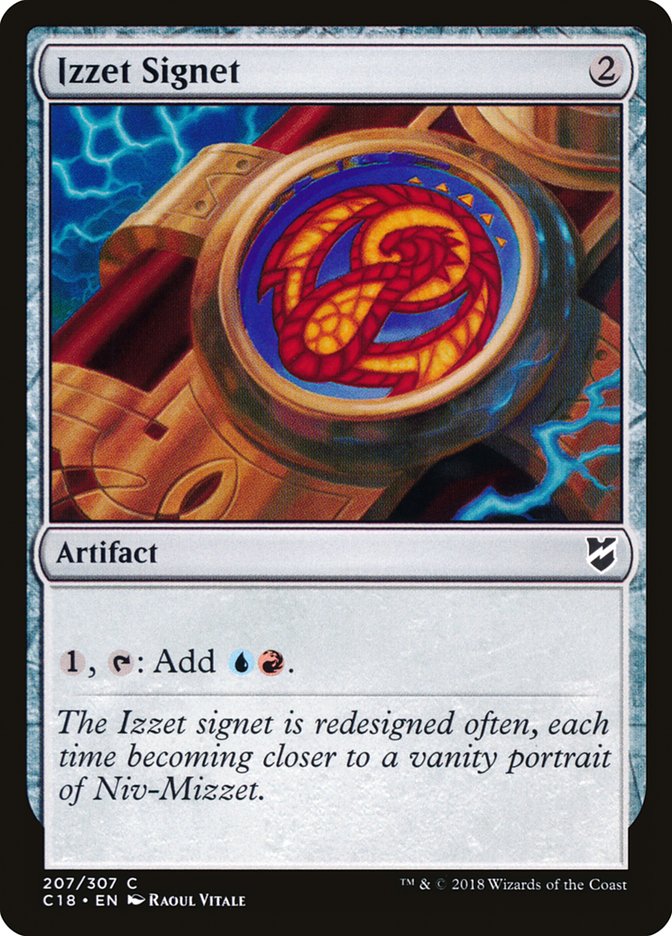 Izzet Signet [Commander 2018] | Dragon's Lair Comics and Fantasy Houston TX
