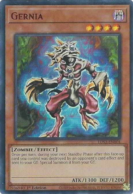Gernia (Red) [LDS3-EN004] Ultra Rare | Dragon's Lair Comics and Fantasy Houston TX