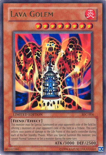 Lava Golem [IOC-SE4] Ultra Rare | Dragon's Lair Comics and Fantasy Houston TX
