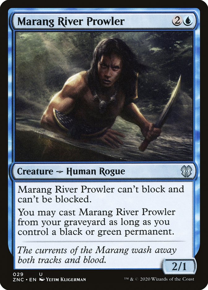 Marang River Prowler [Zendikar Rising Commander] | Dragon's Lair Comics and Fantasy Houston TX