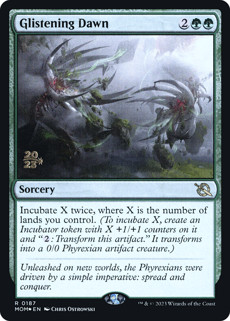 Glistening Dawn [March of the Machine Prerelease Promos] | Dragon's Lair Comics and Fantasy Houston TX
