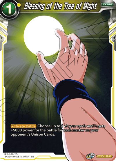 Blessing of the Tree of Might (BT15-120) [Saiyan Showdown] | Dragon's Lair Comics and Fantasy Houston TX