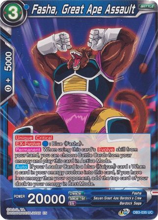 Fasha, Great Ape Assault (DB3-035) [Giant Force] | Dragon's Lair Comics and Fantasy Houston TX
