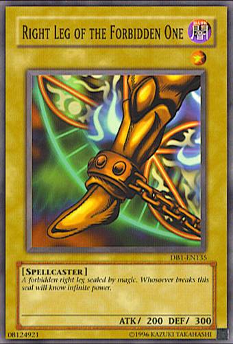 Right Leg of the Forbidden One [DB1-EN135] Common | Dragon's Lair Comics and Fantasy Houston TX