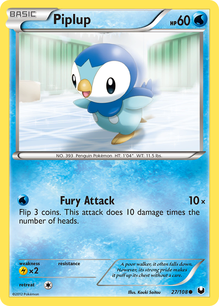 Piplup (27/108) [Black & White: Dark Explorers] | Dragon's Lair Comics and Fantasy Houston TX
