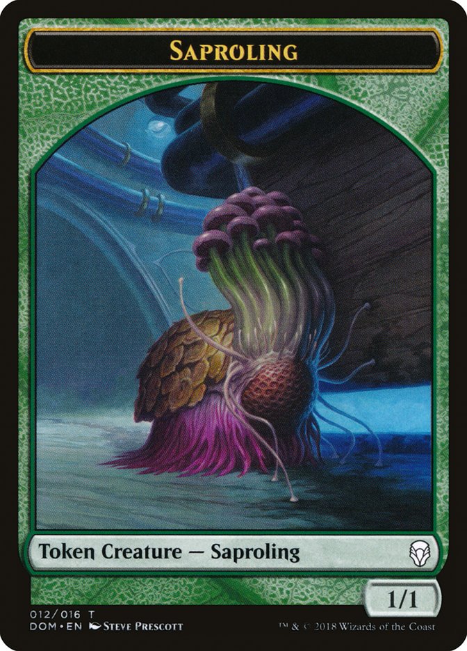 Saproling Token (012/016) [Dominaria Tokens] | Dragon's Lair Comics and Fantasy Houston TX