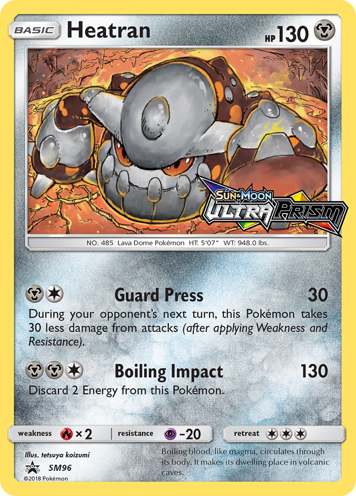 Heatran (SM96) [Sun & Moon: Black Star Promos] | Dragon's Lair Comics and Fantasy Houston TX