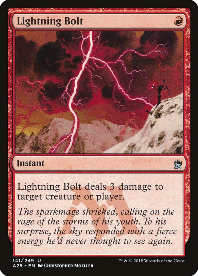 Lightning Bolt [Masters 25] | Dragon's Lair Comics and Fantasy Houston TX